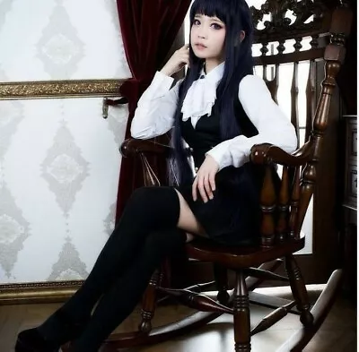 Cosplay Sailor Suspender Skirt School JK Uniform Costume Outfits Dress Girl Sets • $45.11