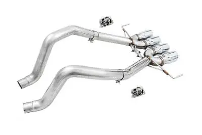 AWE Track Axleback Exhaust Chrome Tips 14-19 C7 Corvette Z06 ZR1 Z51 • $995