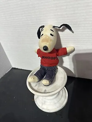 Ideal Toy Cloth Stuffed Snoopy Peanuts Vintage 68  AS IS Priced Reflects Flaws • $28.99