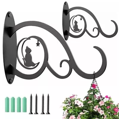 Plant Hanger Bracket 8 Inch Metal Plant Hangers Outdoor Indoor Decorative  • $28.33