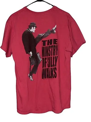 Monty Python T-shirt The Ministry Of Silly Walks 2009 Liquid Blue Red Size L • $18