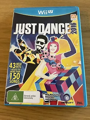 Nintendo Wii U Just Dance 2016 Game R4 PAL AU/NZ • $12