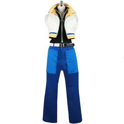 Hot！ Kingdom Hearts II 2 Riku Uniform Cos Clothes Cosplay Costume HH.71 • $41.31