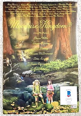 Wes Anderson Signed Moonrise Kingdom Movie 12x18 Poster Photo Director Bas • $674.99