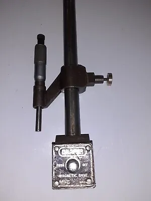 £50 • Buy Draper  Push Off Magnetic Base As Picture With Micrometer Height Gauge Mag Base