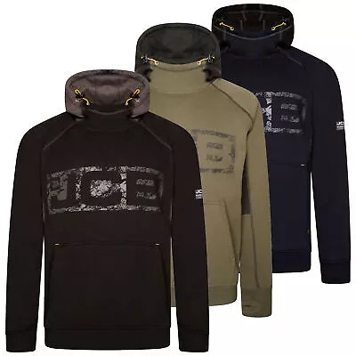 Mens JCB Horton Trade Work Pull Over Sweat Shirt Hoodie Sizes S To 3XL • £22.99