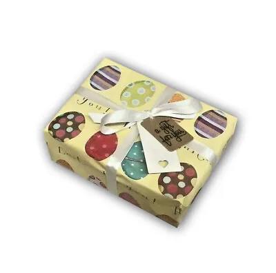 Happy Easter & Easter Eggs Wrapping Paper Birthday Wrap + Ribbon & Gift Tags  • £3.99