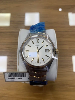 $1650 • Buy Ebel Classic Wave 18k Gold And Stainless Steel Quartz Swiss Men's Watch