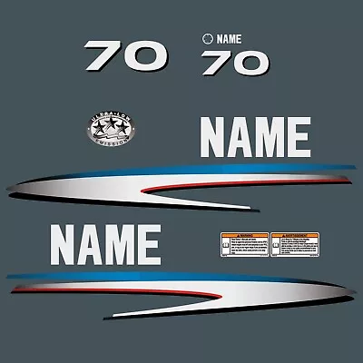 For YAMAHA 70 Two Stroke Outboard Vinyl Decal Set From BOAT-MOTO / Sticker Kit • $66.43