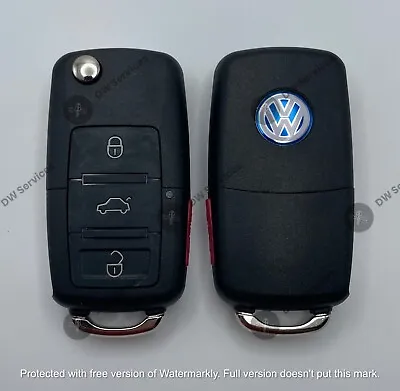 NEW! Volkswagen 4 Button Flip Key Remote Fob NBG735868T / 1J0959753AM/DC Jetta G • $24.99