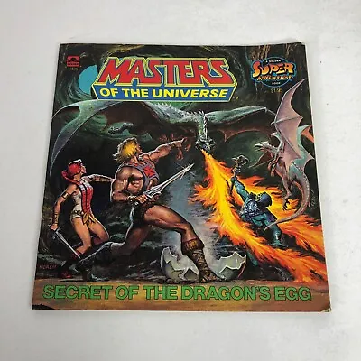 Masters Of The Universe 1985 Golden Book # 11379 Secret Of The Dragon's Egg • $4.89