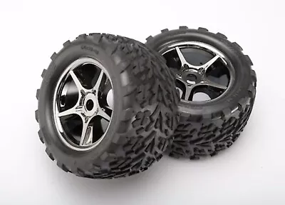 Traxxas 5374X Tires & Wheels Assembled Glued E-Maxx Revo 3.3 (17mm) • $34.95