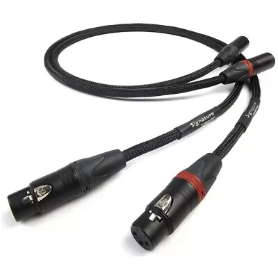 Chord Signature Tuned ARAY XLR Interconnects Cable Stereo Balanced 1 Metre 100cm • £1249