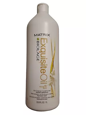 Matrix Biolage Exquisite Oil Creme Conditioner 33.8 Fl. Oz 1 Liter Discontinued • $58.95