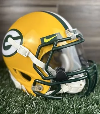 GREEN BAY PACKERS  NFL Full Size Custom Football Helmet Rawlings • $191.20