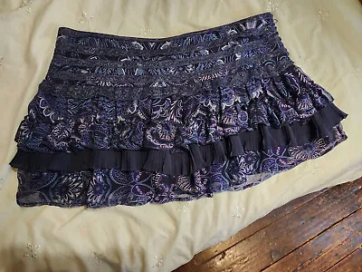 £3 • Buy Ladies Purple Skirt Size 16 - Used Vgc