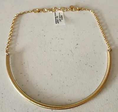 NWT Brighton ABC GOLD Monogram Choker With Jewelry Pouch • $25