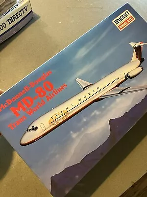 Minicraft 1/144 Md-80 TWA Jet Airliner Vintage Model Airplane • $19