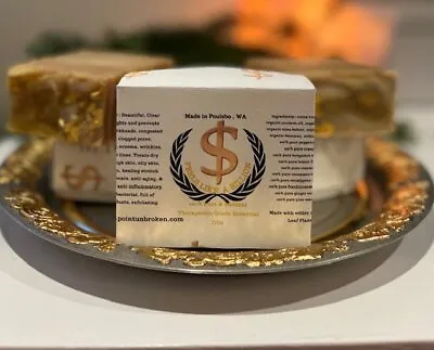Feels Like A Billion $$ Organic 24K Gold  Soap • £19.77