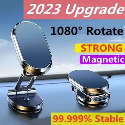 1080 Rotatable Super Magnetic Car Phone Holder 3M Suction Cup For Dashboard • $9.99