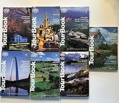 AAA TourBook - Lot Of 7 Books - Late 1990’s - Paperback Books • $3.50