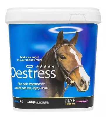 NAF Oestress Powder 2.5KG Calming Horse Supplement + FREE UK DELIVERY • £129.99