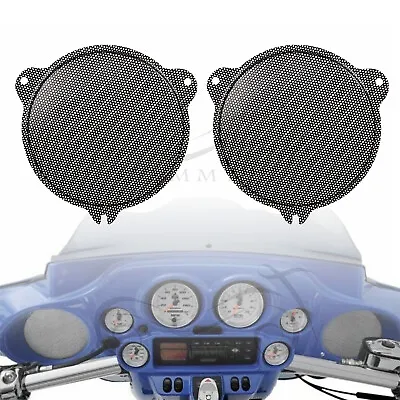 Black Mesh Speaker Grill For Harley Road Street Electra Glide FLHT FLHTCU FLHTK • $22.78