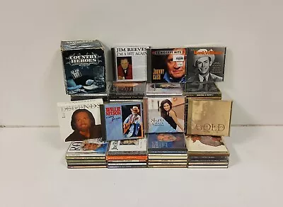 102 X Country CD JobLot - Johnny Cash Patsy Cline Kenny Rogers Willie Nelson  50 • £19.99