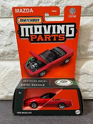 Matchbox Moving Parts 1988 Mazda RX7 Red • $4.49