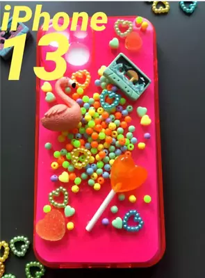 $12 • Buy Decoden Kawaii Phone Case ♡ IPhone 13 ♡Handmade Carefully In Japan♡
