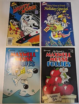 Mighty Mouse #2 & Holiday Special #1 - Maxwell Mouse Follies #4 & 5 Comic Lot • $5