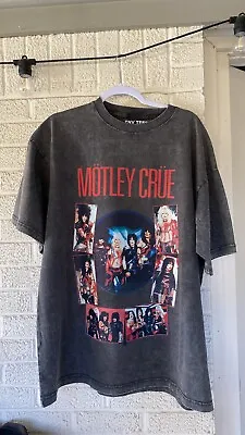 80’s Motley Crue Shirt Band Shot Vintage Metal Shout At The Devil Sz Xl • $40
