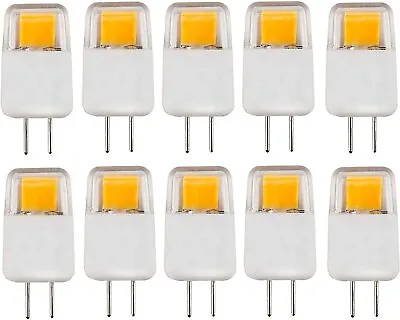  CBconcept  12 Volt G6.35 LED Light Bulb Epistar COB 1.7 Watt-Dimmable 10 PACK • $14.99