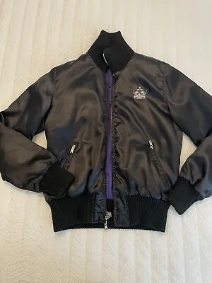 G-III Womens LA Kings Bomber Satin Jacket Size S • $26