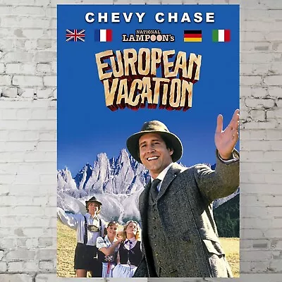 National Lampoon's European Vacation Movie Poster Chevy Chase 11x17  Wall Art • $14.90