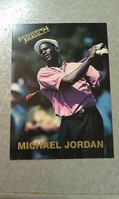 Michael Jordan Chicago Bulls 1994 Investor's Journal Golf Card #4 WOW Oddball • $5.99