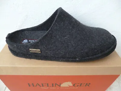 Haflinger Slippers House Shoes Mules Graphite Grey New • £67.49