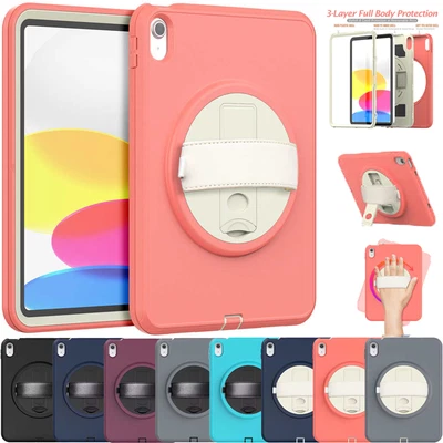 $28.99 • Buy For IPad 10/9/8/7th Gen Air 5 Pro 11 Kids Shockproof Heavy Duty Stand Case Cover