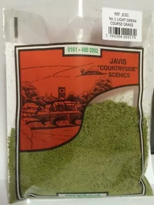 Javis  Countryside  Scenics No 1 Light Green Coarse Grass JCG1 • £4