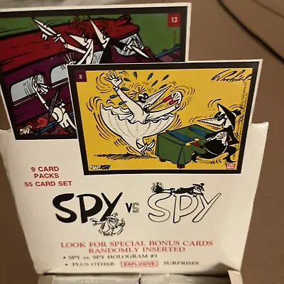 Sealed 9 Card Packs 1993 Lime Rock Mad Spy Vs Spy Trading Cards Shipping Incl • $3.75