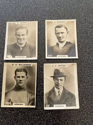 £1.99 • Buy PINNACE FOOTBALL-PINNACE BACK-ARSENAL - C. BUCKLEY Etc Joblot X4