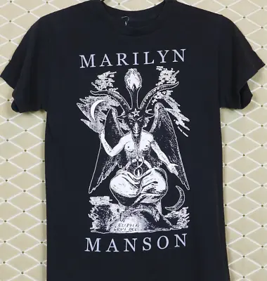 Marilyn Manson T-Shirt Baphomet Vintage Rare Shirt Punk Goth Double Sides • $30.97