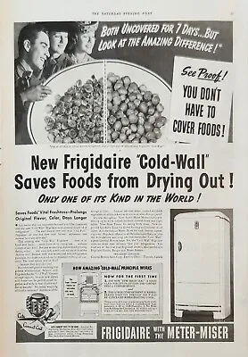 1939 Frigidaire Refrigerator Made By General Motors Vintage Ad Cover Foods • $13.95