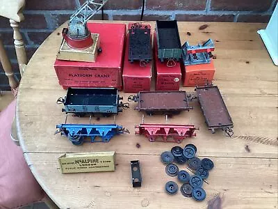 Job Lot Of Hornby O Gauge Train Rolling Stock Crane Buffer Stop Spare Parts Etc • £22.50