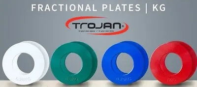 $89.99 • Buy Micro Fractional Weight Plate Set 5 Kg Pack Trojan