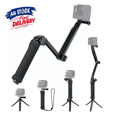 Tripod Selfie Stick Monopod Stand Compatible Go Pro HD Hero 5 4 3+ 2 Pole • $20.44