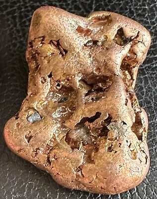 32g Solid Little Copper Nugget W Colorful Natural Matrix - Keweenaw Michigan  • $6.95