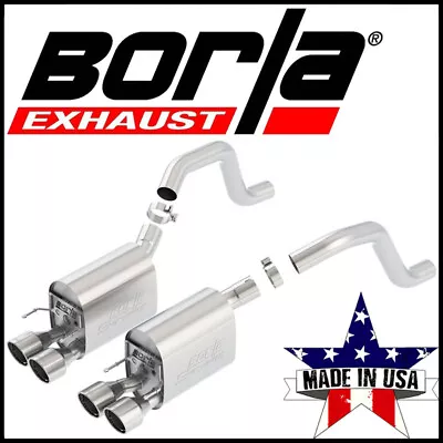 Borla S-Type II Axle-Back Exhaust System Fits 2006-2013 Chevy Corvette Z06 / ZR1 • $1530.99