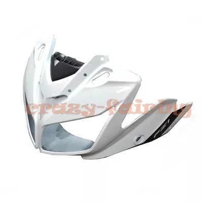 For Yamaha 2006-2015 FZ1 Fazer Injection Plastic Front Upper Fairing Nose White • $199