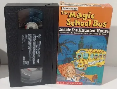 Vintage The Magic School Bus Inside The Haunted House (VHS 1997 Scholastic) • $4.99